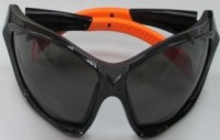(防UV380度) 橙邊眼鏡 (型號: HM-7023)